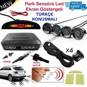 Park Sensörü LED Ekranlı Türkçe Konuşmalı Siyah - Niken