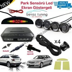 Park Sensörü LED Ekranlı Ses Ikazlı Siyah - Niken