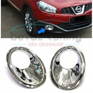 Nissan Qashqai Sis Farı Çerçevesi Kromu Nikelajı - Niken