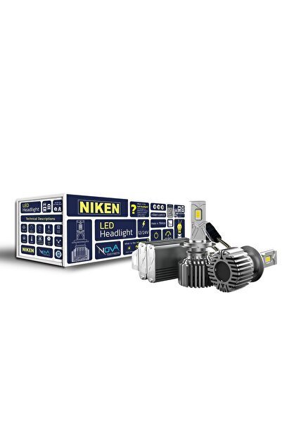 H7 LED xenon far ampulü seti nova 12000lm - Niken
