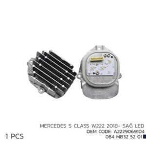 MERCEDES S CLASS W222 2018-SAĞ LED MOD - Niken (EKT-005083)
