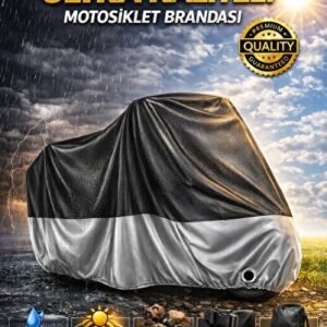 Yamaha Niken GT Suni DERİ EN KALIN Motor Brandası,SİYAH-GRİ PARÇ.-Su Geçirmez Örtü - Niken
