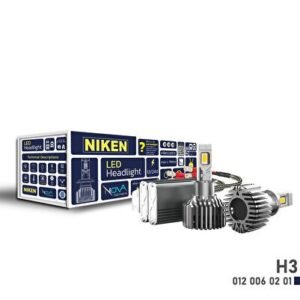 Nova Serisi 12.000+12.000 Lümen 90W H1 / H3 / H4 / H7 / H11 / 9005 / 9006 Niken LED Xenon Far Ampulü Nova H3 - Niken