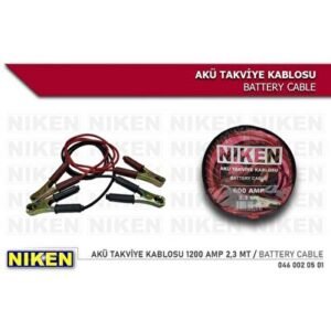 AKÜ TAKVİYE KABLOSU 1200 AMP 2.3 MT - Niken
