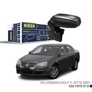 Volkswagen Golf V-Jetta 2007-Araca Özel Kol Dayama Siyah - Niken