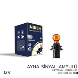 12V HPC16WY Aayna Sinyal AmpulMP (PU20d-2) AMBER 10’Lu - Niken