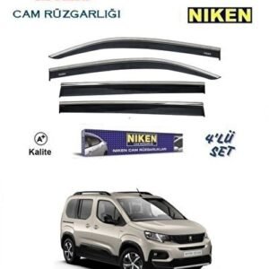 Peugeot Rifter (2019-2024) Cam Rüzgarlığı 4'lü Set - Niken