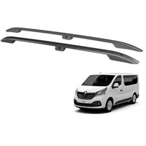 Renault trafic tavan çıtası port bagaj taşıyıcı uzun siyah 2015 ve Sonrası - Niken