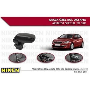 Peugeot 308 Kol Dayama Kolçak Vidasız Konsol 2014 ve Sonrası - Niken