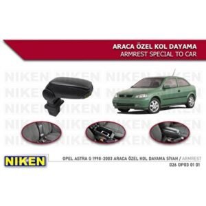 Opel Astra G 1998-2003 Kolçak Araca Özel Kol Dayama Siyah - Niken