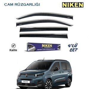 Citroën Yeni Berlingo (2024-2025) Cam Rüzgarlığı 4'lü Set - Niken