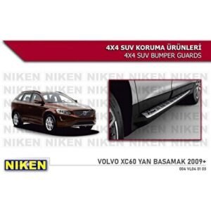 Volvo xc60 makyajlı yan basamak koruma 2015-2018 OEM tip - Niken
