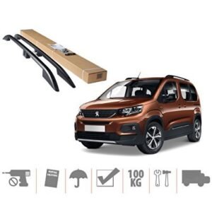 Toyota Proace City Üst Port Bagaj Tavan Çıtası Siyah - Niken