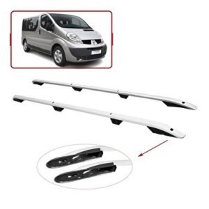 Renault trafic tavan çıtası port bagaj taşıyıcı uzun gri 2001 / 2014 - Niken