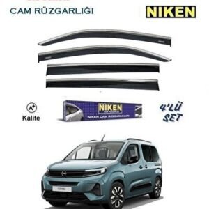 Yeni Opel Combo Combi (2024-2025) Cam Rüzgarlığı 4'lü Set - Niken