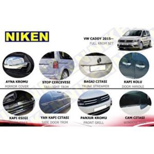 Volkswagen Caddy Full Set Kromu Nikelajı 2015 Sornası - Niken