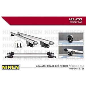 Araç Üzeri ara atkı tavan barı bagaj brace gri 130 cm - Niken