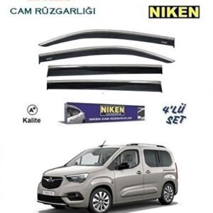 Opel Combo Combi (2019-2024) Cam Rüzgarlığı 4'lü Set - Niken