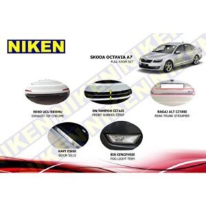 Skoda octavia krom nikelaj kaplama seti komple a7 2013 / 20 - Niken