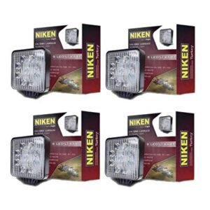 9 LED Kare Off Road Sis Farı Çalışma Lambası 4 Adet 12-24v 27w - Niken
