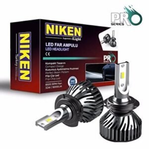 Xenon Far Zenon Far LED Ampül H7 Şimşek Etkili Fan Soğutmalı - Niken