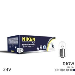24V 67 AMPUL (R10W) BA15s 10LU - Niken