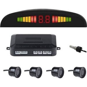 Araç Geri Park Sensörü LED Ekranlı Bip Sesli 12volt. 22mm. Siyah - Niken