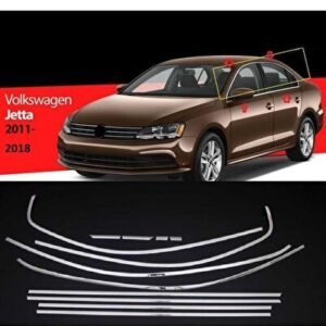 Volkswagen jetta cam çerçevesi kenar çıtası krom tamtur 2011 / 2020 12 parça - AUTOGP