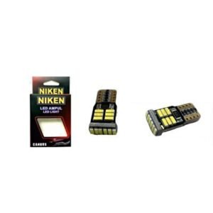 T10 W5w 18 LEDli Mini Tavan / park / palaka / iç Aydınlatma LED Ampulü - Niken