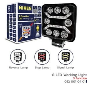Çalışma Lambası NİKEN Pro 8 LED 3 Fonksıyonlu Kare - Niken