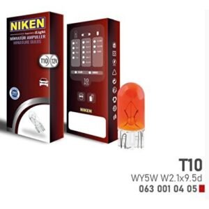 T10 Amber Wy5w Park Ampulü(-10 Adet-) W2.1x9.5d Amb(12v) - Niken