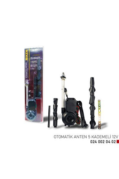 12 Aparatlı Otomatik Anten (Tüm Araçlara Uyumlu) - Niken