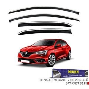 Renault Megane 4 Hatchback Kromlu Cam Rüzgarlığı 2016 ve Sonrası - Niken