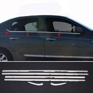Peugeot 301 Cam Çıtası Kromu Nikelaj 6 Parça - Niken