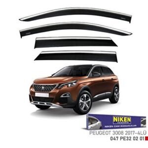 Peugeot 3008 cam rüzgarlığı kromlu 2017 ve Sonrası - Niken