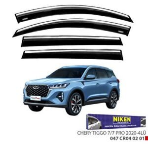 Chery Tiggo 7 / 7 Pro 2020-Kromlu Cam Rüzgarlığı Niken 4'lü - Niken