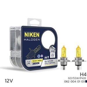 12V H4 60 / 55W SARI IŞIK AMPUL P43t 2800K 1 TAKIM 2 ADET - Niken
