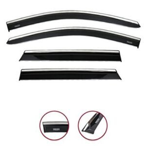 Volkswagen Polo 2011-2017 Kromlu Cam Rüzgarlığı Niken 4'lü Set - Niken