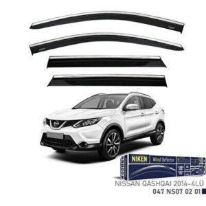 Uyumlu Qashqai 2014 ve Sonrası Kromlu Cam Rüzgarlığı - Niken