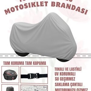 Yamaha Niken ÇANTA UYUMLU GRİ MOTOSİKLET BRANDASI (GÜNEŞ-SU GEÇİRMEZ) - Niken