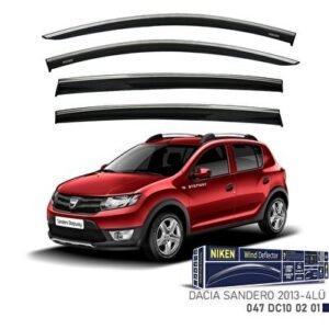 Dacia Sandero 2013-2020 Kromlu Cam Rüzgarlığı 4 LÜ - Niken