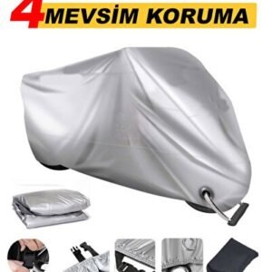 Yamaha Niken Kilit Uyumlu Motosiklet Brandası (Gri Renk) Bağlantı Tokalı ve Lastikli - Niken