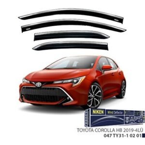 Toyota Corolla Hatchback Kromlu Cam Rüzgarlığı 4'lü 2019 ve Üzeri - Niken