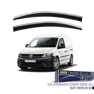 Volkswagen Uyumlu Caddy-2003 Kromlu Cam Rüzgarlığı 2Li - Niken