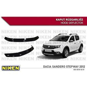 Dacia sandero stepway kaput rüzgarlığı koruyucu 2013 ve Sonrası - Niken