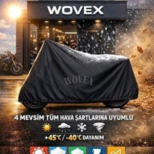 Yamaha Niken Uyumlu Motosiklet Brandası Topcase Uyumlu Su Geçirmez UV Korumalı Branda,Örtü,Siyah - Niken