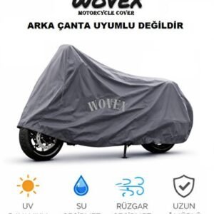 Yamaha Niken Uyumlu Motosiklet Brandası,Çantasız Model Uyumlu Branda,Gri - Niken