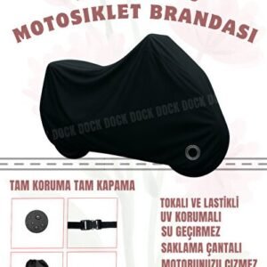 Yamaha Niken KİLİT UYUMLU SİYAH MOTOSİKLET BRANDASI (GÜNEŞ-SU GEÇİRMEZ) - Niken