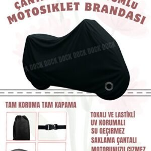 Yamaha Niken ÇANTA VE KİLİT UYUMLU SİYAH MOTOSİKLET BRANDASI (GÜNEŞ-SU GEÇİRMEZ) - Niken