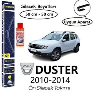 DACIA DUSTER ÖN SİLECEK TAKIMI (2010-2014) HEDİYE!!! KONSANTRE CAM SUYU - Niken